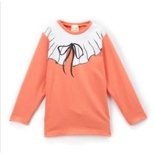 Coral Collar-Graphic Crewneck Top 10